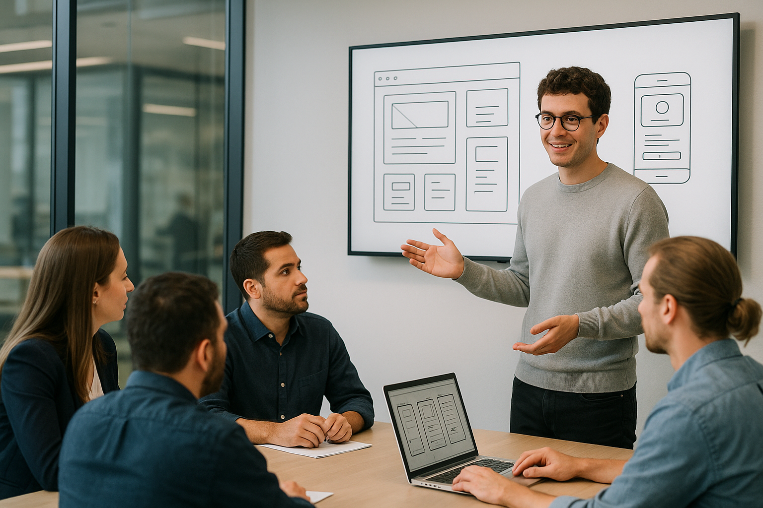 Design and Prototyping - UI mockups and wireframes